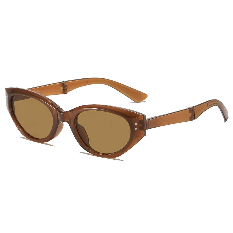 Runde Sonnenbrille Unisex Faltbar Runde Brille, TikTok Viral Herbst 2026 Trendiges Accessoire