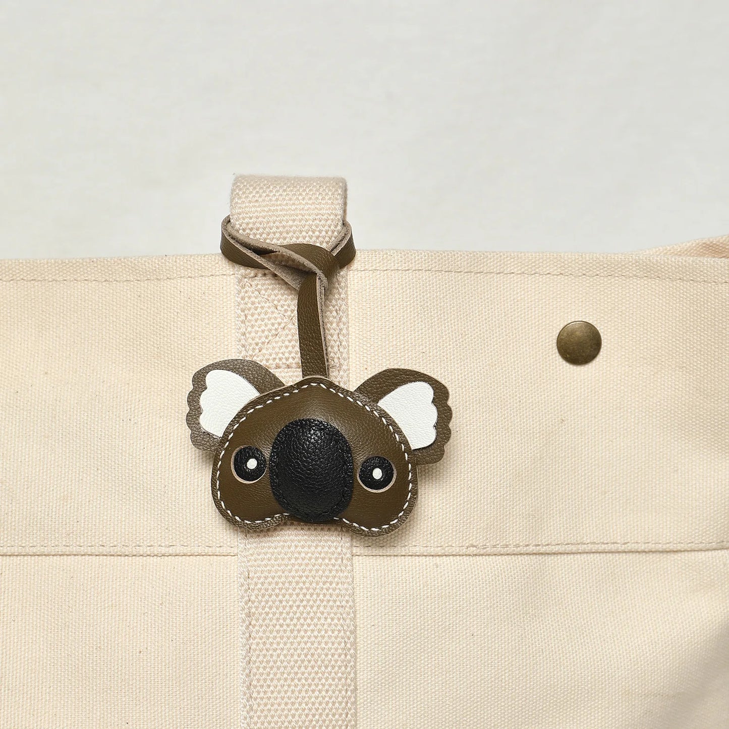 Porte-clés porte-bonheur en cuir sans visage noir confortable mignon cadeau