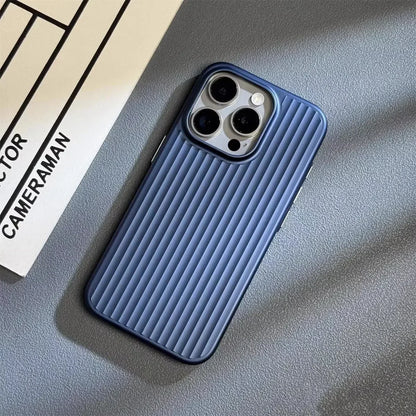 Advanced Electroplated Grille Phone Case for iPhone 16 15 14 Pro Max Plus Luxury Cover