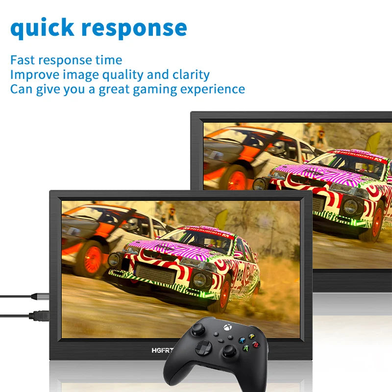 Bærbar skjerm 11,6 tommer HDMI spill sekundær skjerm