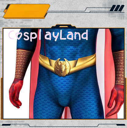 The Boys Homelander Superhero Bodysuit and Cloak Halloween Cosplay Costume for Adults XS–XXXL 2026