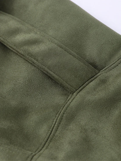 Oversized Women’s Bomber Jacket - Boxy, Velvet, Autumn