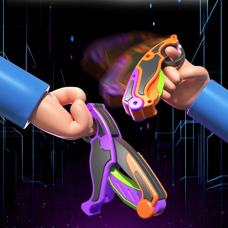 Fidget Knife Gravity Claw 3D Printed Butterfly Toys