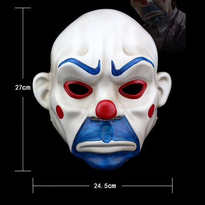 Joker Dark Knight Resin Full-Face Cosplay Mask Masquerade Party Prop for Adults 2026