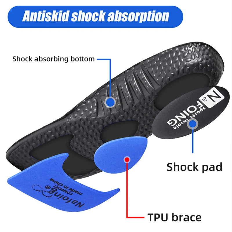 EVA Insoles Shock Absorbent Cushion Orthotic Insole Back To School 2025 Breathable Comfort