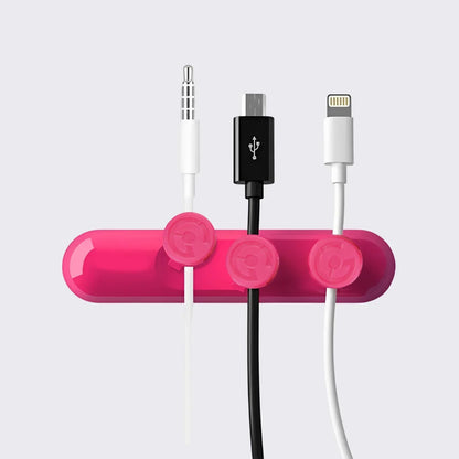 Organizzatore per cavi USB Clip in silicone per cavi Supporto da scrivania