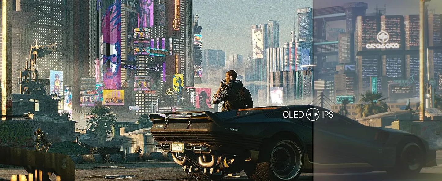 OLED 13,3 tommers bærbar skjerm 1 ms HDR 100 prosent DCI P3