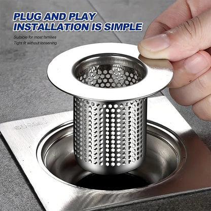 Drain Filter Sink And Shower Drain Catcher Fall 2026 Kitchen And Bathroom Protection Easy Install Hair Debris Block