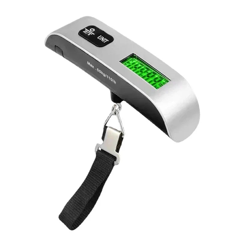 Bagageweegschaal Maat S Digitaal LCD 50kg 110lb Hangende Reiswaaier Compacte Reisbenodigdheid 2026