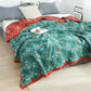 Double-Sided Japanese Cotton Throw Blanket - Versatile Sofa Cover & Bedspread, All-Season Cooling