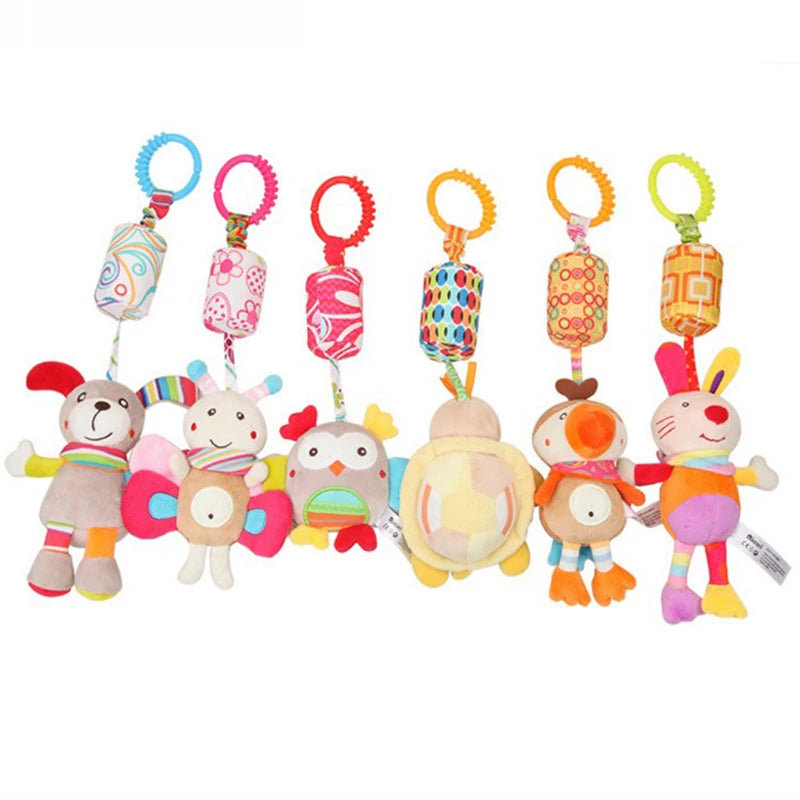 Baby rammelaar hangend pluche speelgoed pasgeboren sensorisch speelgoed cadeau