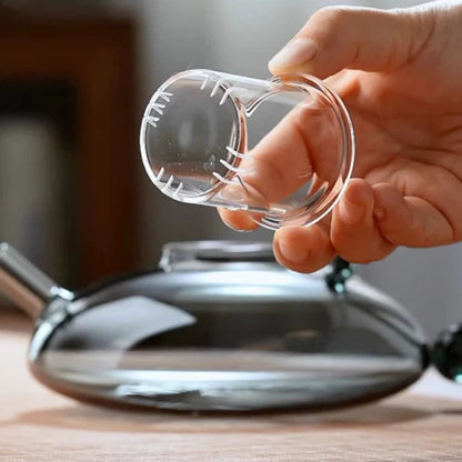 High Borosilicate Glass Teapot Set - Scandinavian Style Heat-Resistant English Tea Set