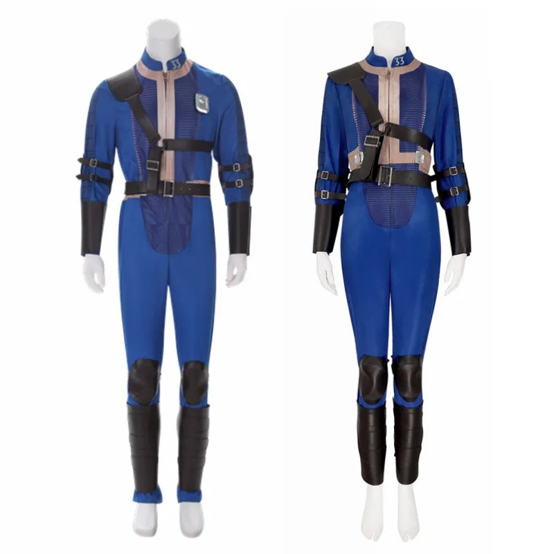 Fallout Vault nr. 33 Lucy MacLean-cosplaykostuum, jumpsuit voor volwassenen, Halloween- en tv-feestkostuum 2026