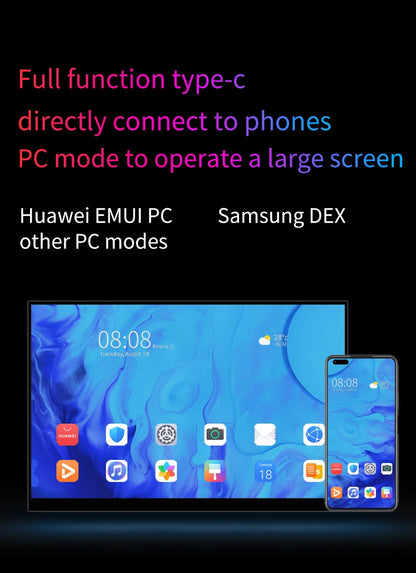 OLED 13.3 bærbar skjerm metallramme reiseskjerm