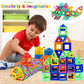 Creative Magnetic Building Blocks Set - Large & Mini DIY Toys for Kids Aged 7-12, Fun Educational Construction Gift in Mixed Colors