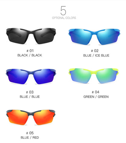 Classic unisex sports sunglasses – anti-glare UV400 acetate frame, photochromic lens option