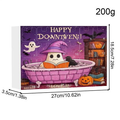 Calendario dell'Avvento di Halloween Orecchini Fantasma Set da 24 Giorni