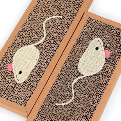 Pet Cat Scratching Board Cat Cardboard Mat for Claw Grinding