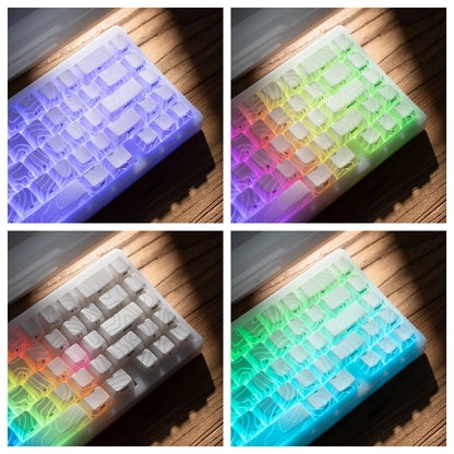 Mechanisch Toetsenbord M67 67 Toetsen Pakking Hot Swappable RGB
