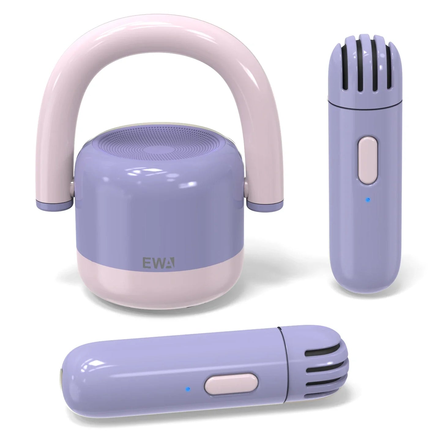 Karaoke Machine Mini Bluetooth Speaker With 2 Wireless Microphones, Holiday Gift 2025 Family Party Fun