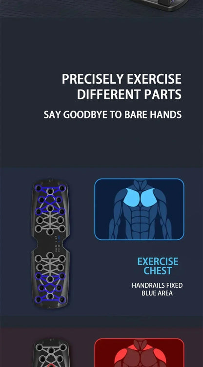 Tabla de Flexiones Plegable 28 Modos Entrenador de Ejercicio en Casa