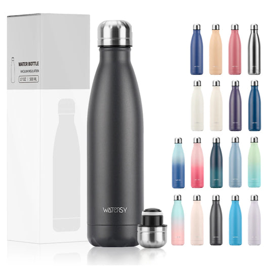 Bouteille d’eau en acier inoxydable isolée flacon sous vide double paroi tasse thermique garde les boissons froides et chaudes voyage été 2026