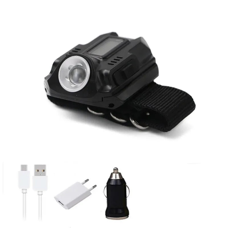 Portable Wrist Light USB Rechargeable Tactical LED Handsfree
