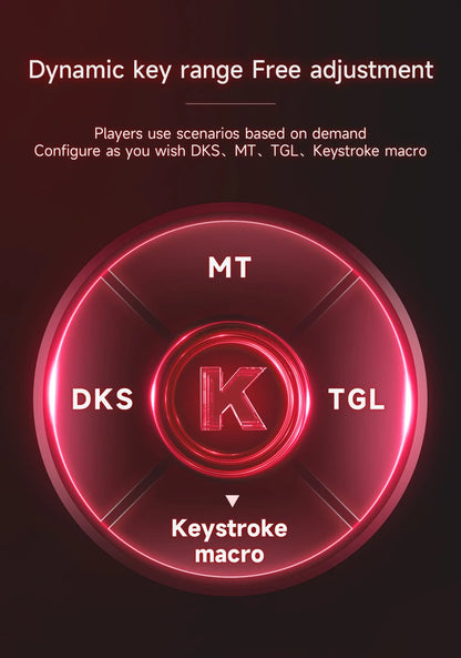 Teclado Mecánico Sixty Mini Inalámbrico ARGB Magnético Hall