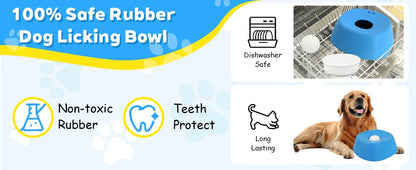 Anti-Choking Slow Feeder Dog Bowl – Non-Slip Lick Mat 3/4 Cup Liquid Treat Holder for Dogs 2026