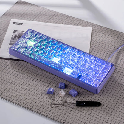 Mechanisch Toetsenbord M67 67 Toetsen Pakking Hot Swappable RGB