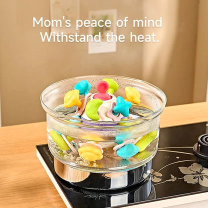 Baby Teether Rattle Hand Grip Sensory Ball Toy Newborn