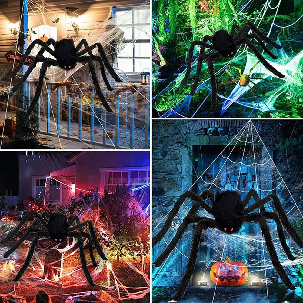 Halloween Spider Web Triangle Lawn Decor 2025 Haunted Prop