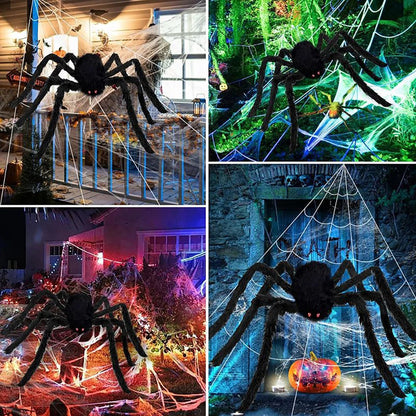 Halloween Spider Web Triangle Lawn Decor 2025 Haunted Prop