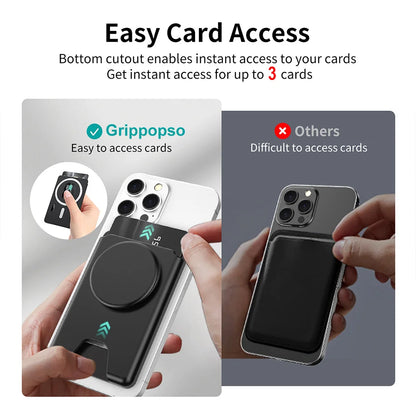 Magnetic Wallet With Expanding Grip For Phones Universal Card Holder Case Anti Scratch And Dustproof Back To School 2026