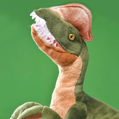 Peluche Dilophosaure Double Crête Dino Doux à Collectionner