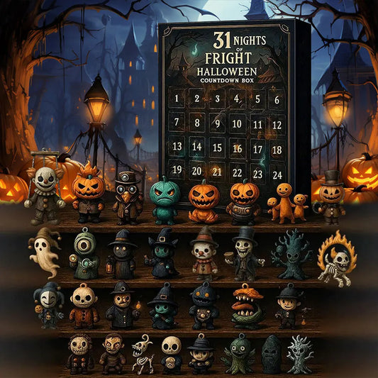 Calendario dell'Avvento di Halloween 31 Giorni Figurine da Collezione 2025