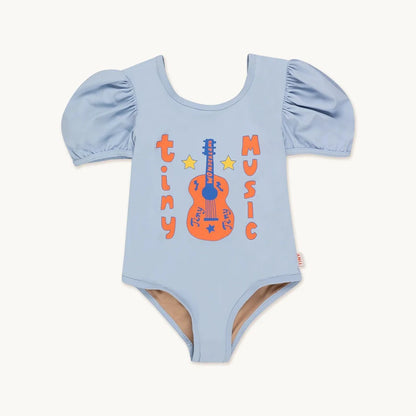 Lightweight unisex one-piece swimsuit - casual cut, nylon, beach & pool wear for kids
