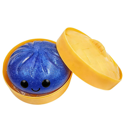 Glitter Bun Fidget Toy Kawaii Dumpling Squeeze Dough Ball Desk Toy Viral Fall 2026 Gift Stress Relief