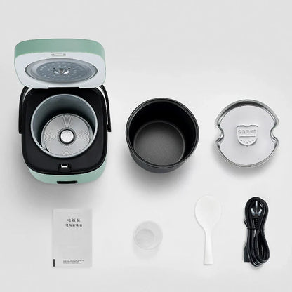 Riskoger 1.2L Mini Automatisk Elektrisk Riskoger Lille Kapacitet 1-2 Portioner Tilbage Til Skole 2025 Nonstick