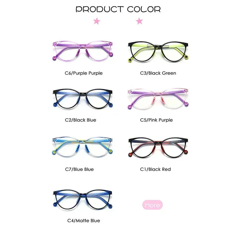 Kids Blue Light Blocking Glasses - Computer Eyewear For Safe Screen Time Back To School 2026