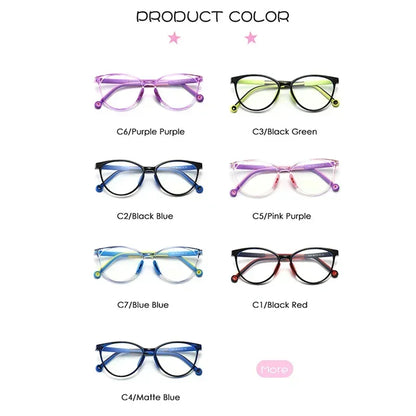 Kids Blue Light Blocking Glasses - Computer Eyewear For Safe Screen Time Back To School 2026