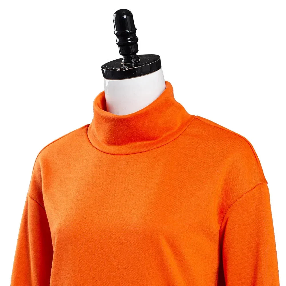 Costumes for Daphne and Velma cosplay from Scooby-Doo for Halloween