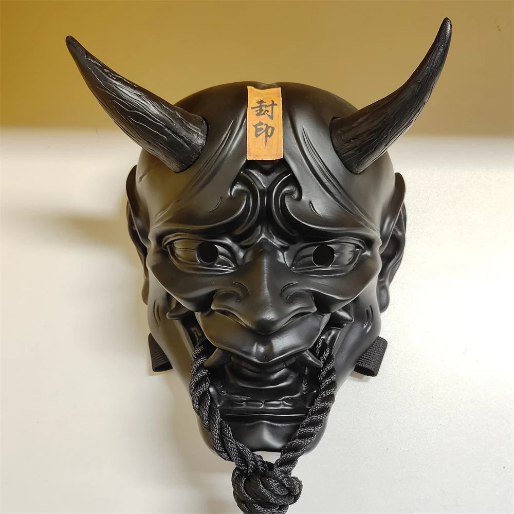 Skrekk Hannya Maske Harpiks Demon Cosplay Halloween 2025