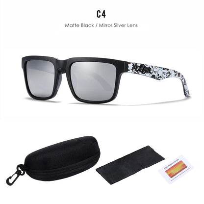 Lunettes de soleil polarisées unisexes pour l'extérieur tendance été 2026 Verres miroir légères Protection UV Idée cadeau