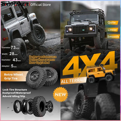 RC Car Rock Crawler RTR 2.4G 4WD Defender Style Offroad Toy Back To School 2025 Gift