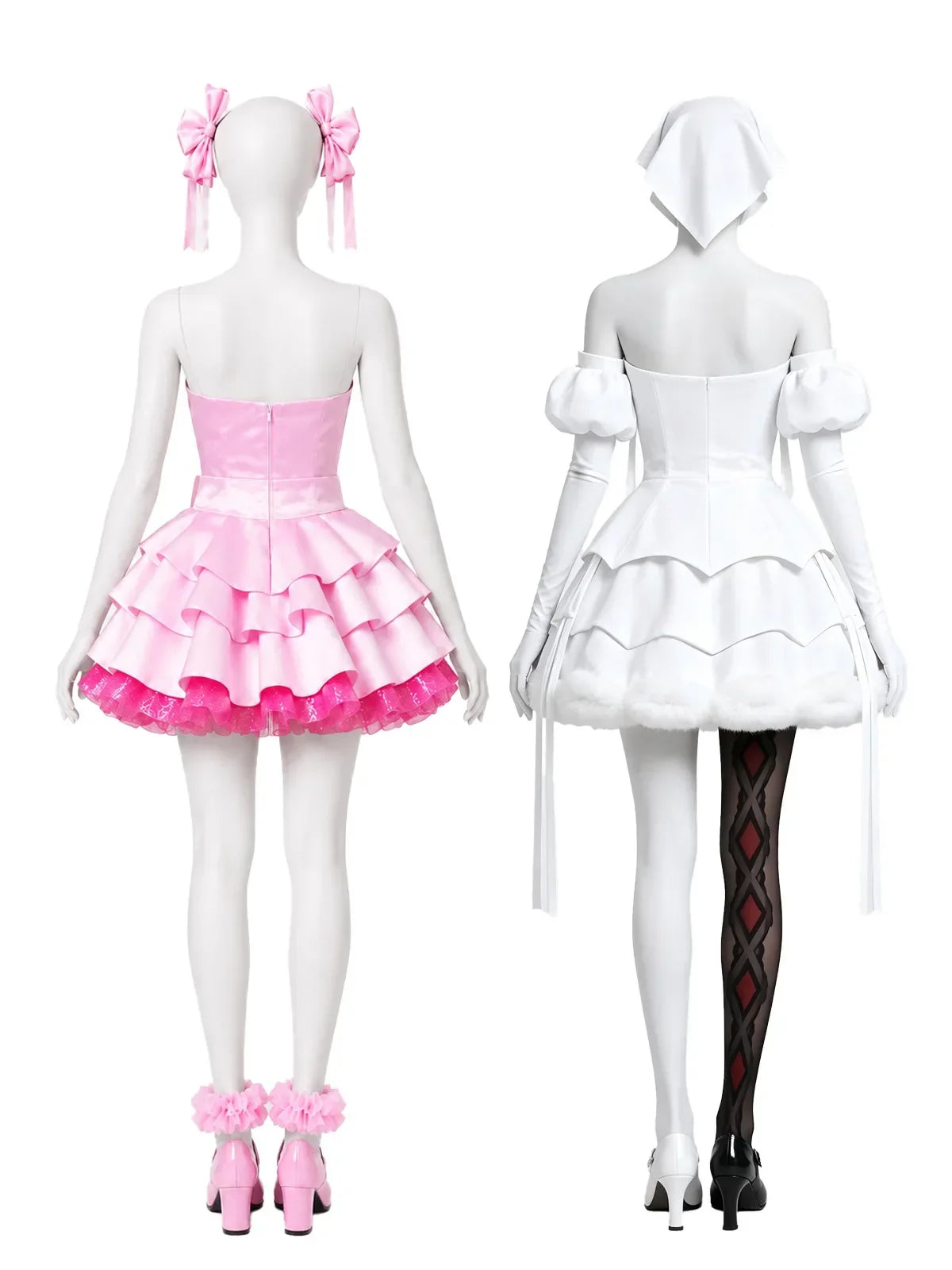 Alien Stage Zombie Mizi Sua-cosplaykostuum, complete set met witte jurk voor vrouwen en volwassenen, Halloween 2026