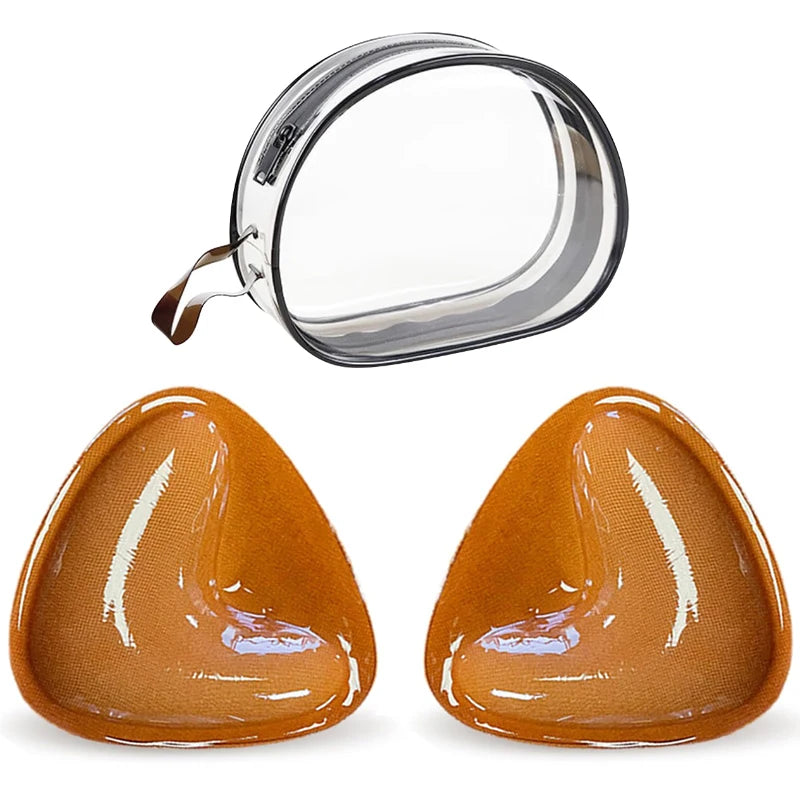 Imbottiture Push Up per reggiseno riutilizzabili doppia faccia adesive senza spalline per costumi da bagno estate 2026