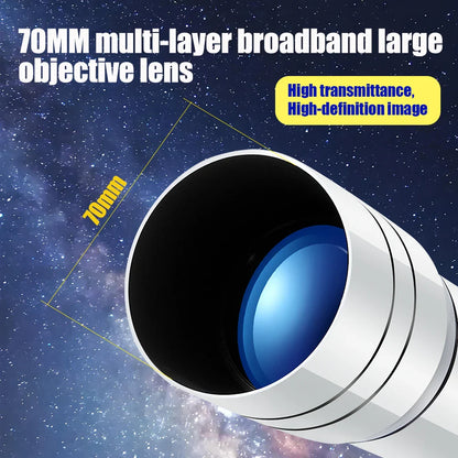 Astronomical Telescope With Phone Adapter And Tripod 333X Zoom For Moon And Stars Back To School 2026 Gift