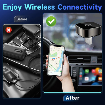 Wireless CarPlay Adapter 2-in-1 für Android Auto, AI Smart Box, Herbst 2025 Auto-Technik Geschenk