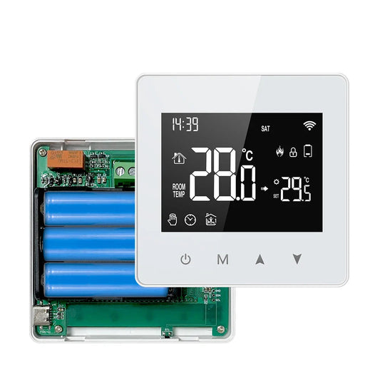 Smart Thermostat Fall 2025 - WiFi ZigBee Boiler Controller, Battery Powered, Alexa Google Home Compatible, Low Power